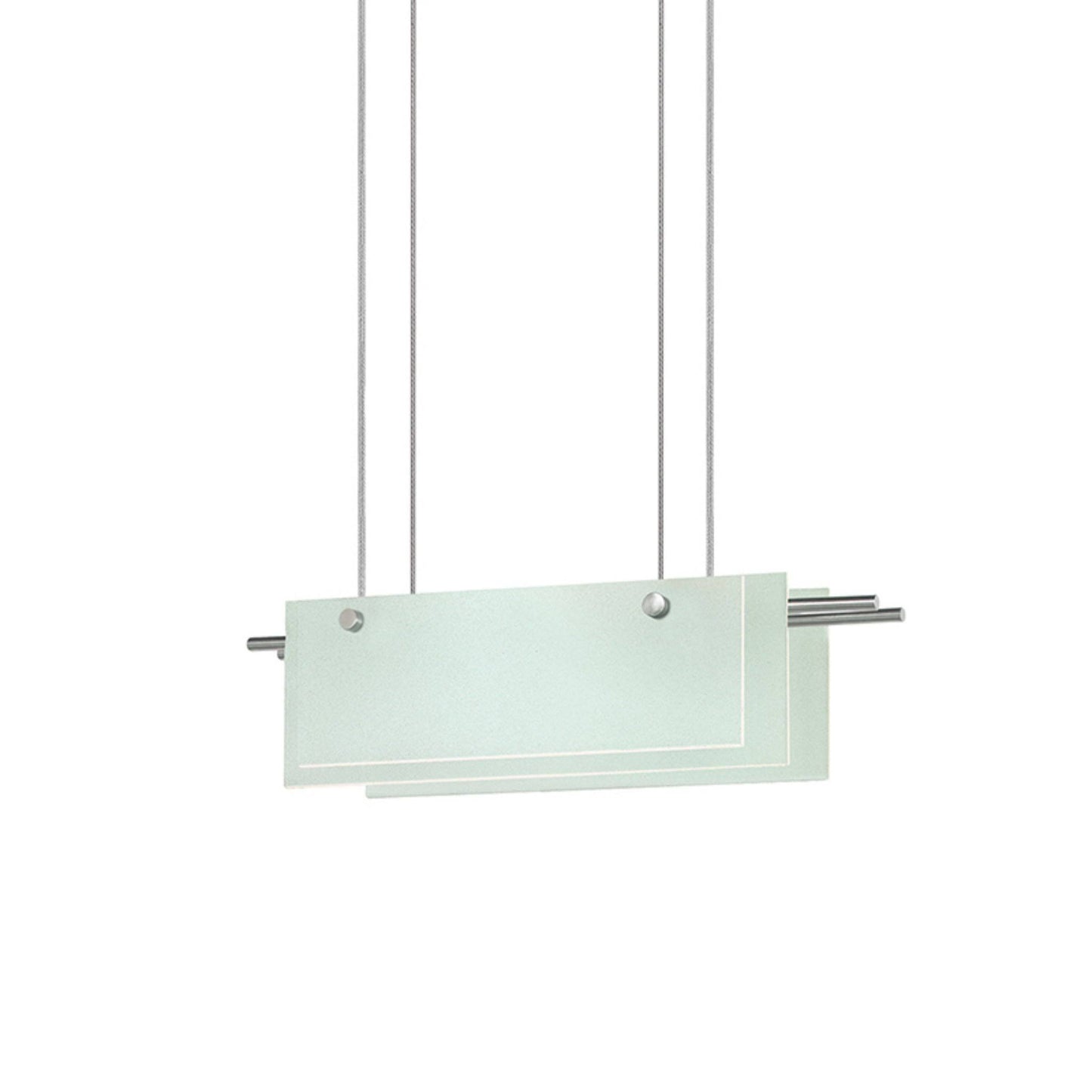 Sonneman Suspended Glass Slim LED Pendant