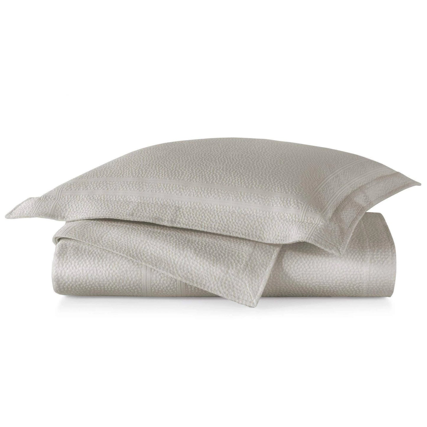 Peacock Alley Montauk Matelasse Coverlet - California King / Platinum