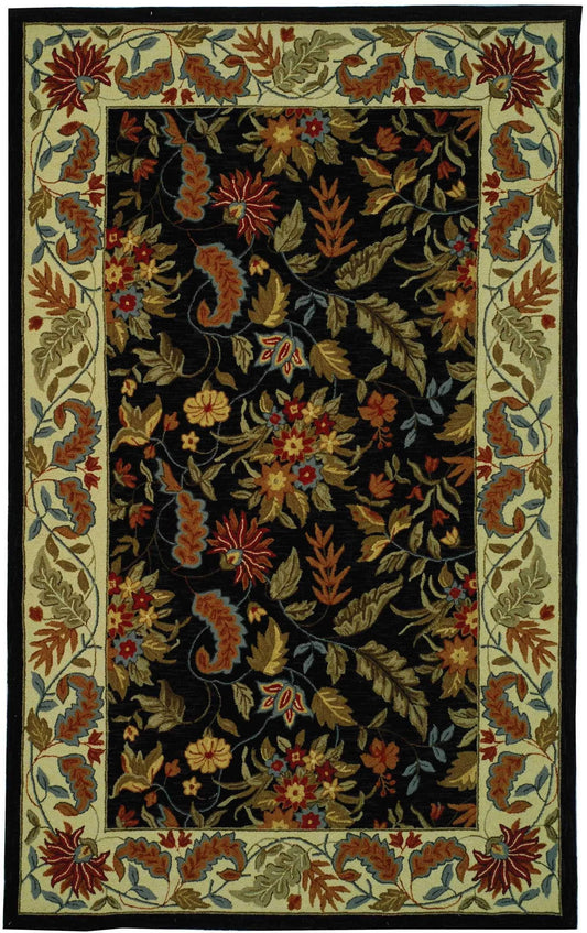 Safavieh Chelsea HK141B Area Rug - Black, Size: 6 x 9