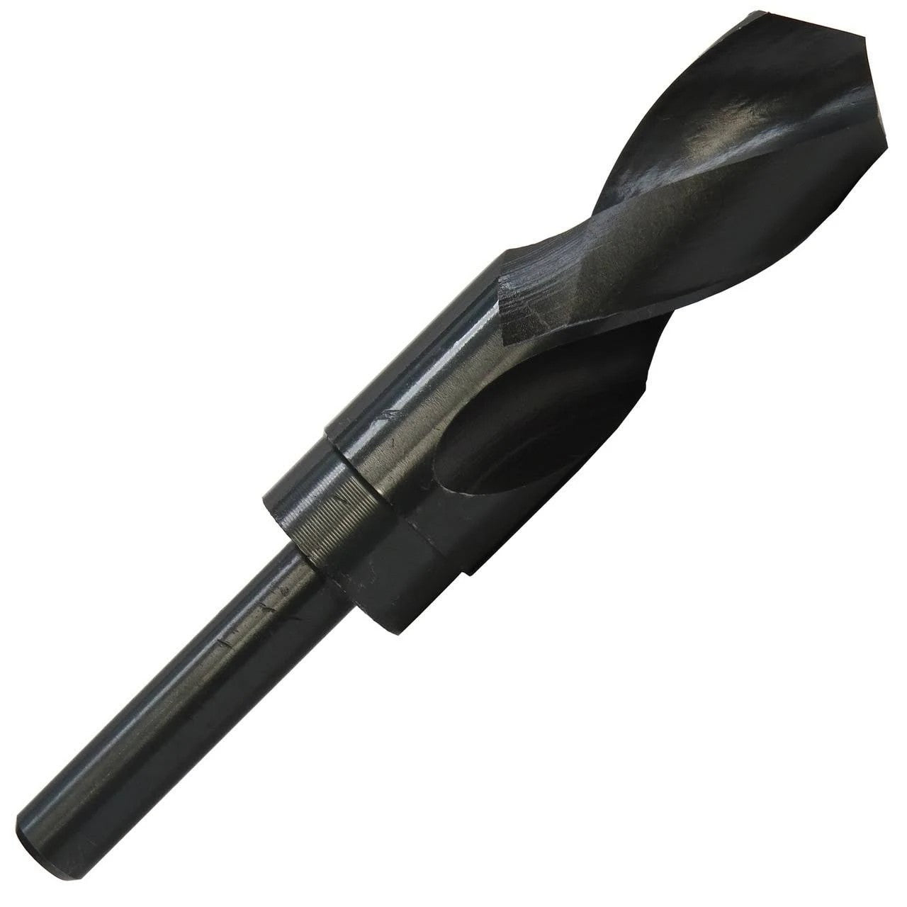 Drill America 2-3/8 in. High Speed Steel Black Oxide Reduced Shank Drill Bit with 3/4 in. Shank