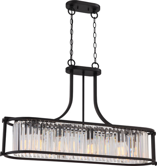 Nuvo Lighting Krys 4-Light Trestle Aged Bronze