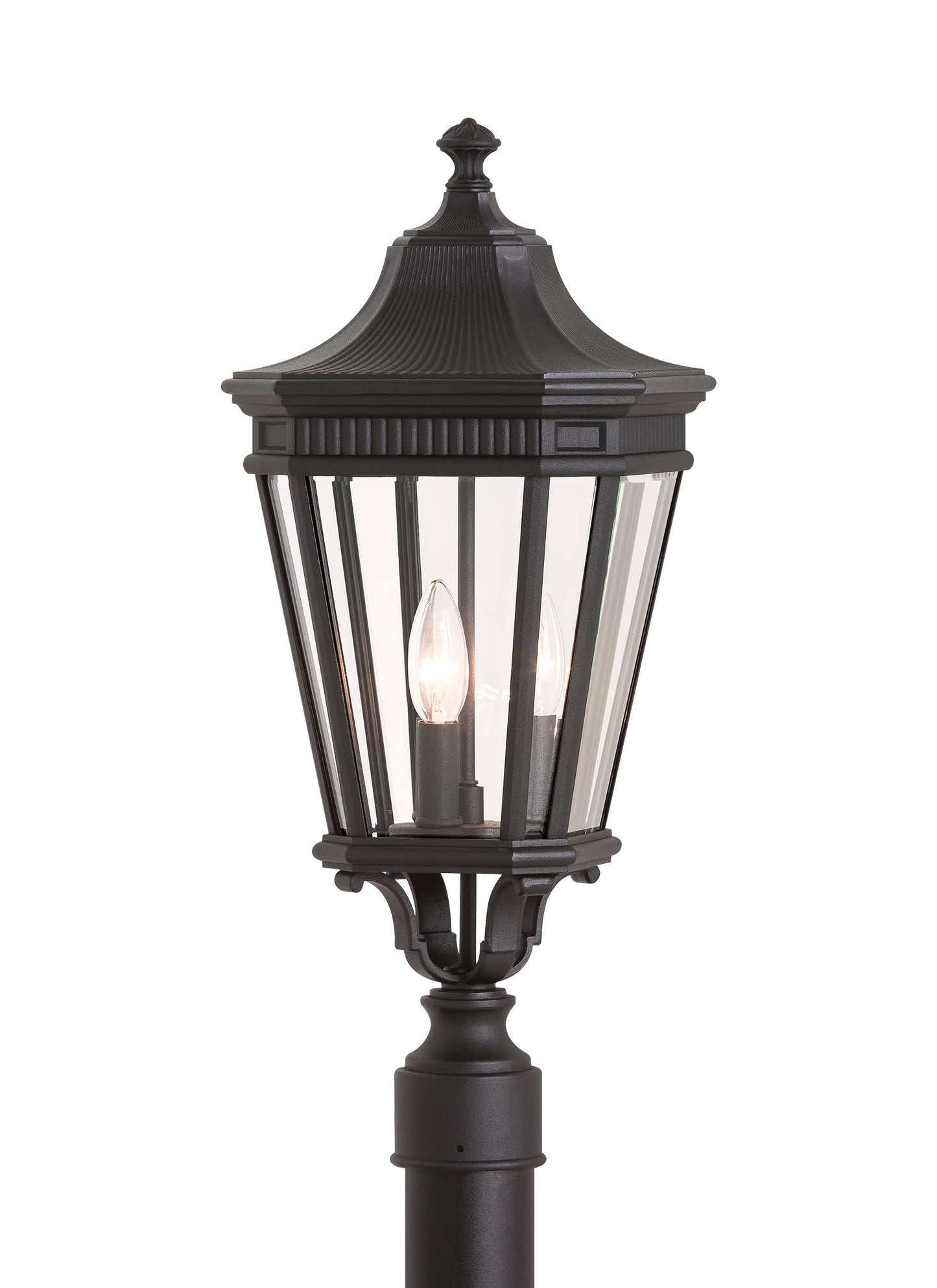 Feiss OL5407BK Cotswold Lane Black Outdoor Post Light