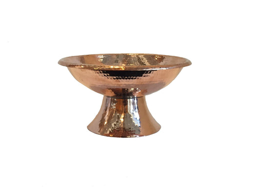 Sertodo Copper JB-10 Hammered Centerpiece Display Frutera Bowl 10