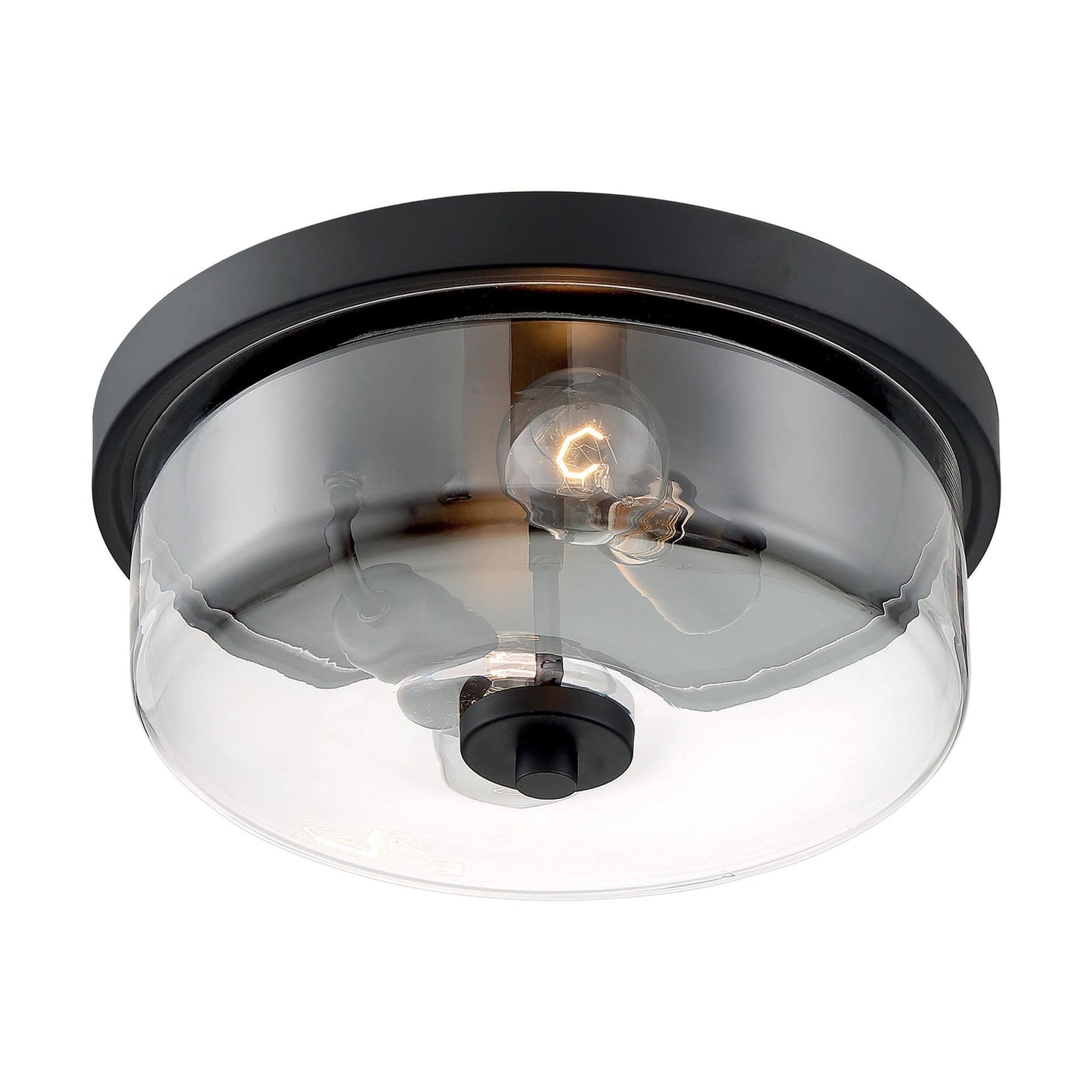 Nuvo Lighting 60/7268 Sommerset - 2 Light Flush Mount Matte Black