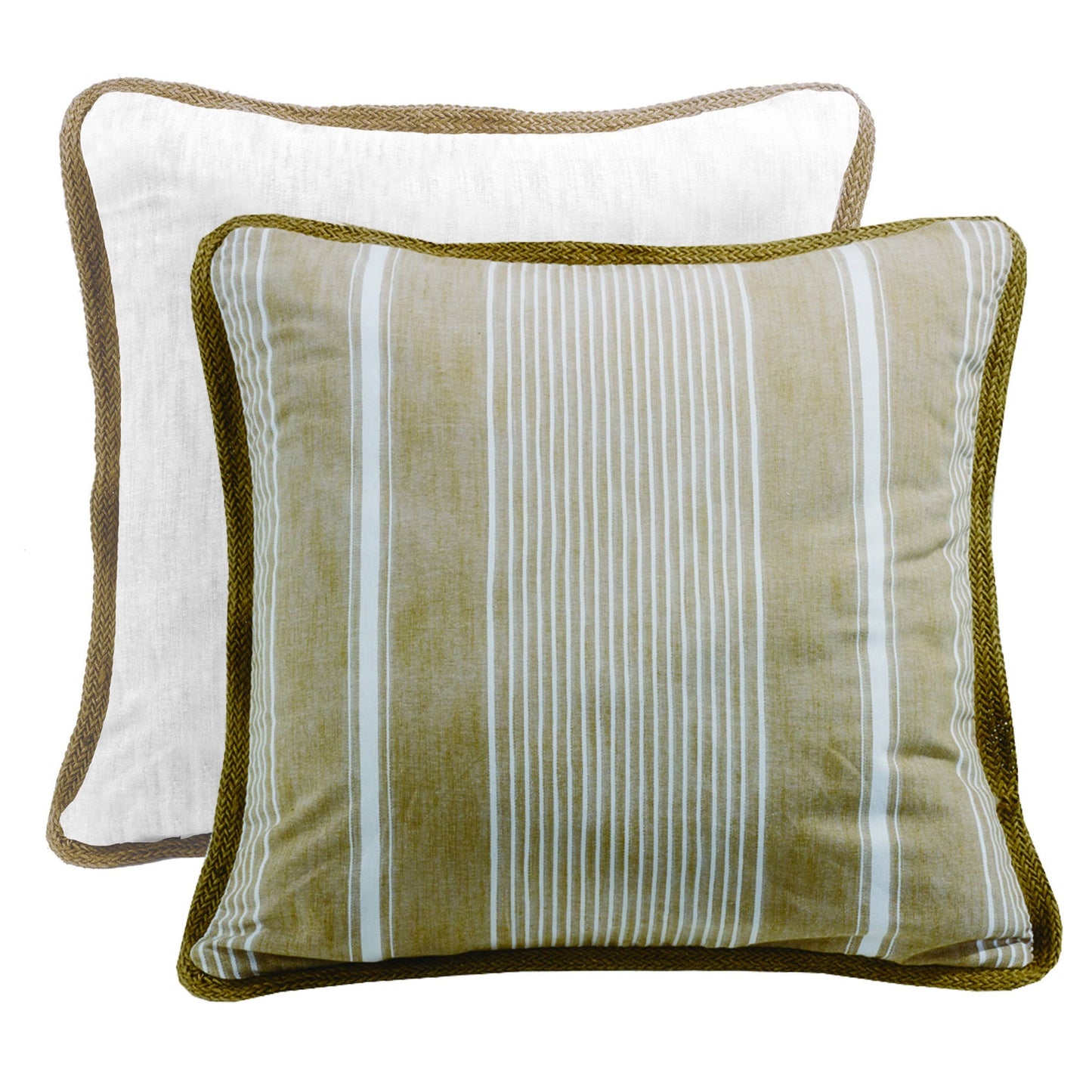 HiEnd Accents Reversible Striped Euro Sham