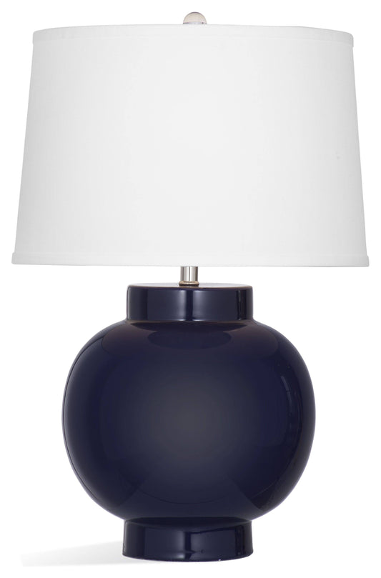 Bassett Mirror Simpson Navy Table Lamp L3809TEC