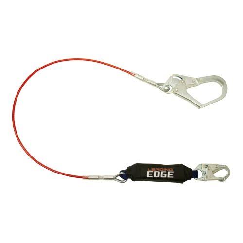 Falltech, 8354LE3, Leading Edge Lanyard with Steel Snap Hook and Hook