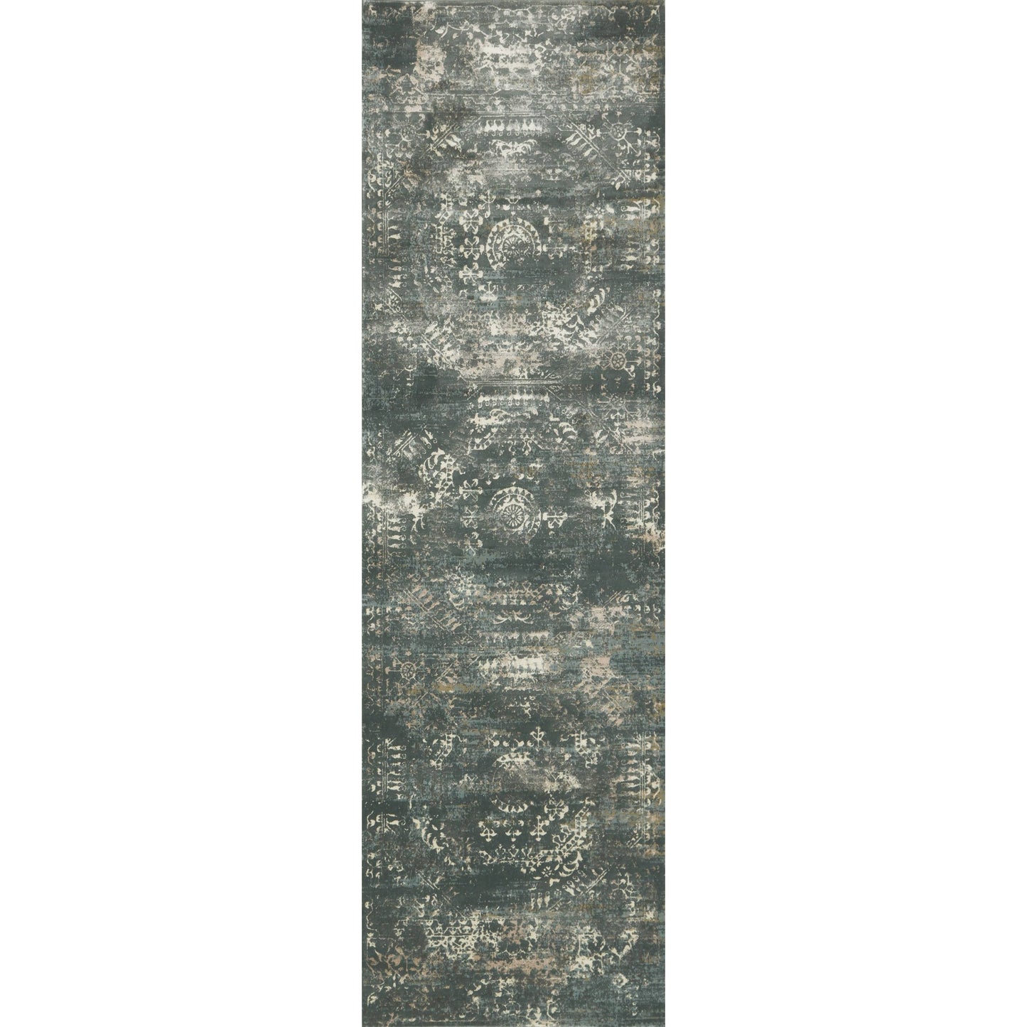 Alexander Home Augustus Persian Inspired Scroll Distressed Area Rug - 27