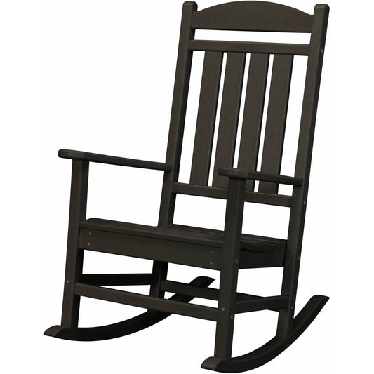 Hanover All-Weather Pineapple Cay Porch Rocker, Black