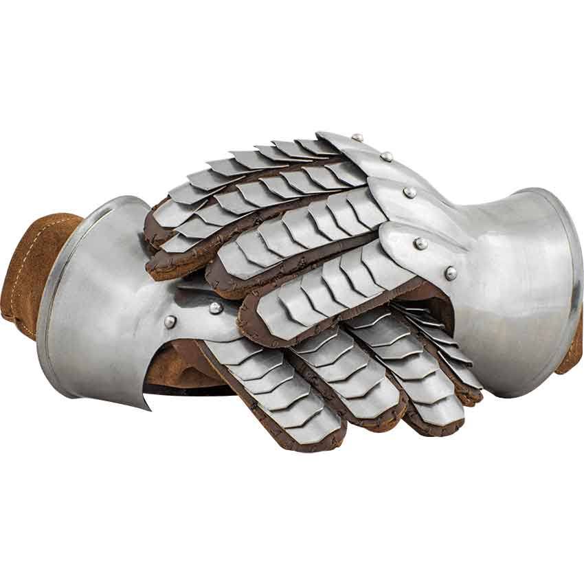 14th Century Steel Gauntlets | Leather by Medieval Collectibles