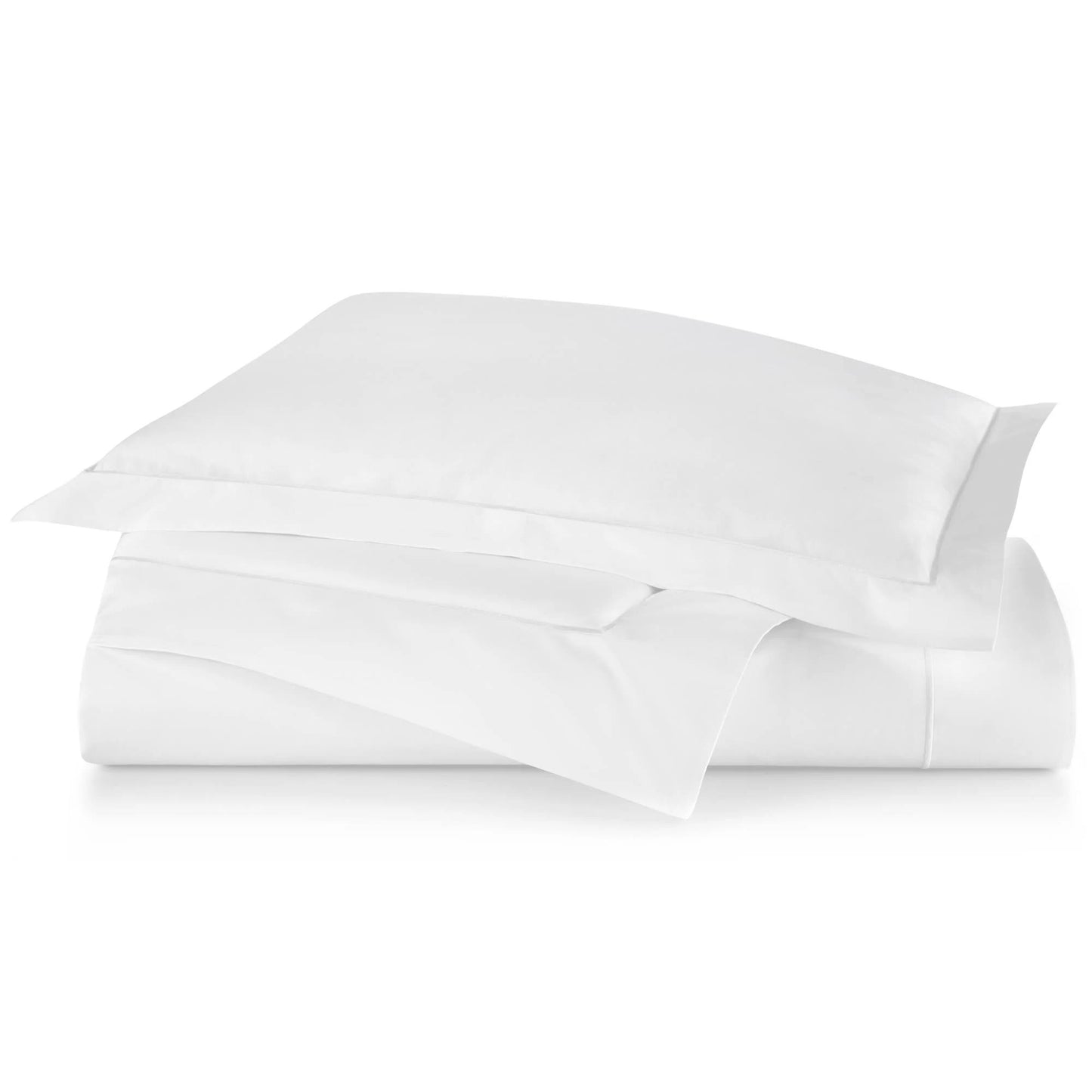 Peacock Alley Boutique Embroidered Percale King Duvet Cover Pearl