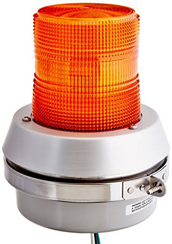 Edwards Signaling 51XBRFA120A Horn Strobe,Amber,Cast Aluminum,120Vac