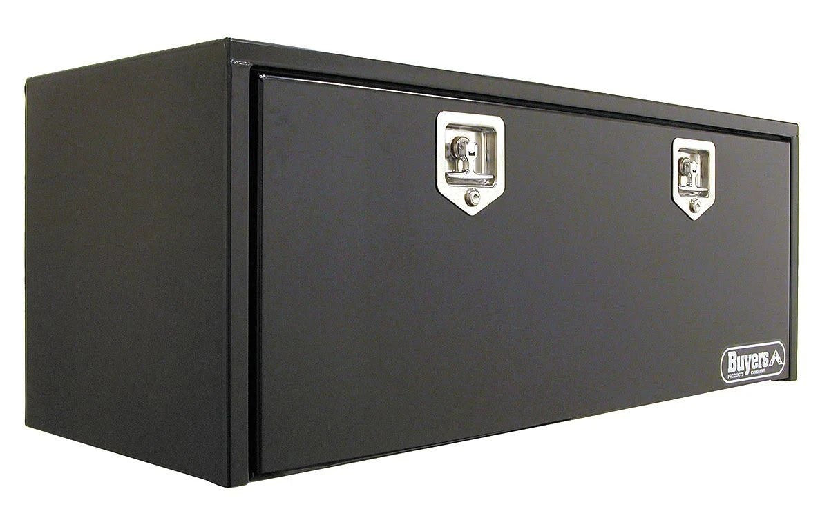 Buyers Products 1708310 18 x 24 x 48 in. Steel Underbody Box, Black