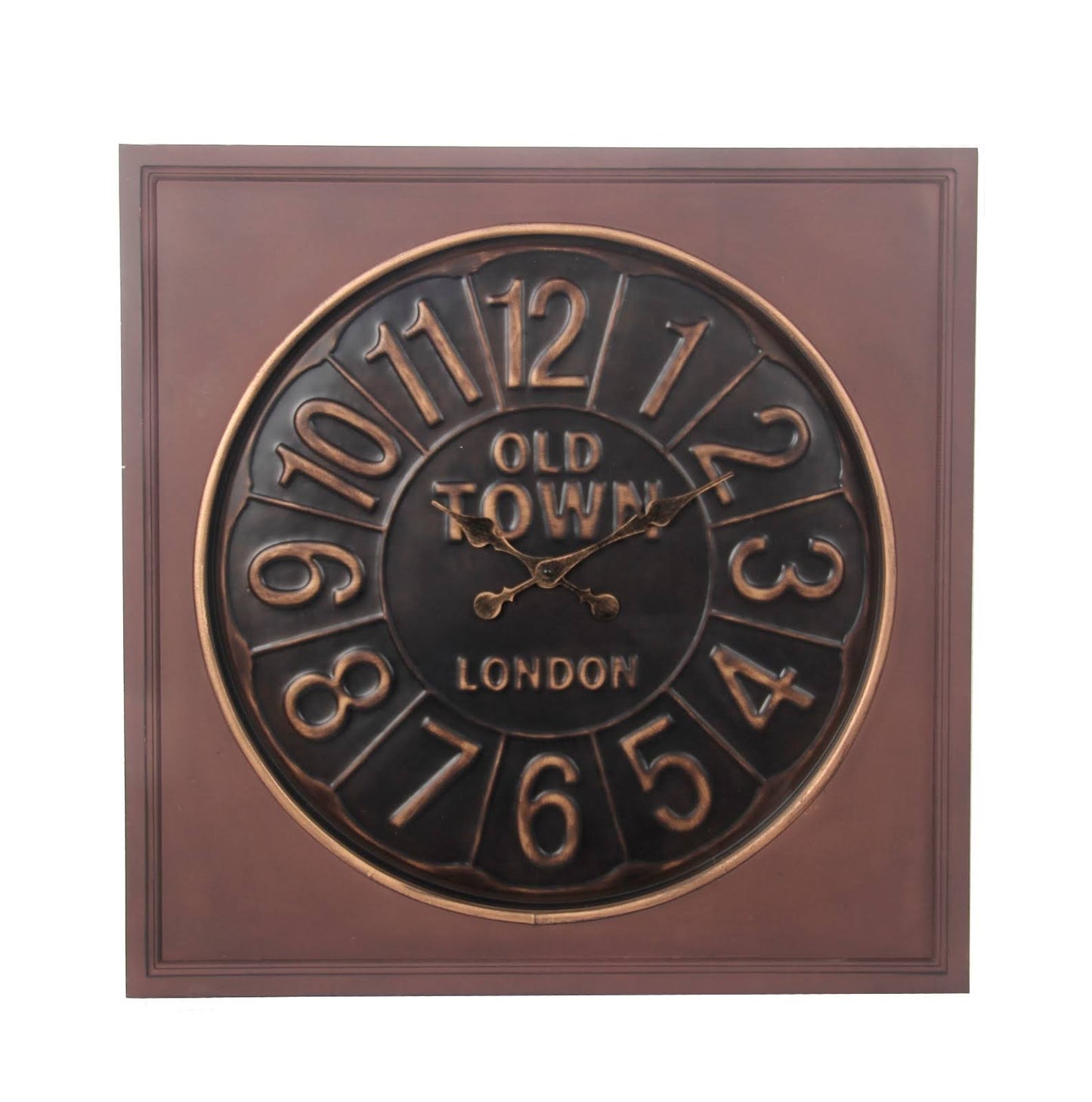 Privilege Metal Wood Wall Clock