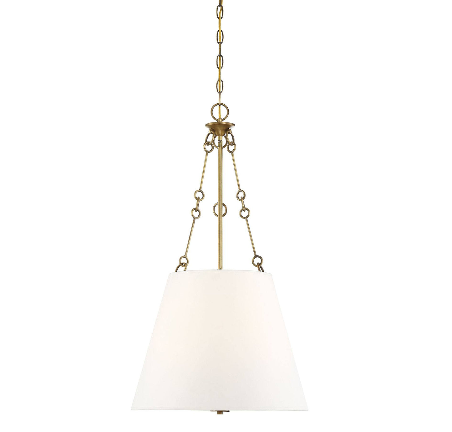 Savoy House 7-2201-4-322 Austin 4 Light Warm Brass Pendant