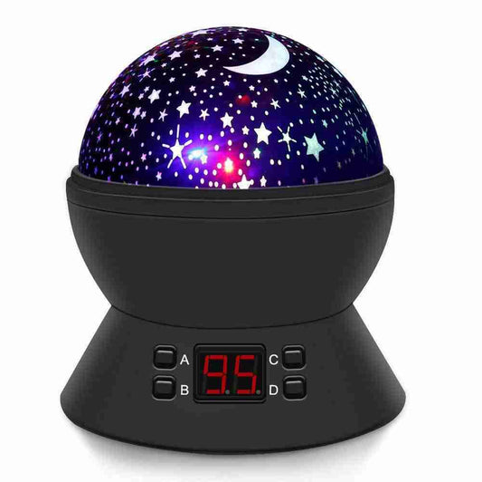 [upgrade] MOKOQI Modern Rotating Moon Sky Projection LED Night Lights Toys Table