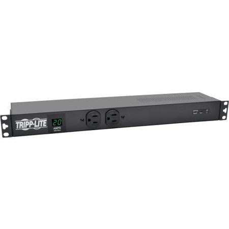 Tripp Lite PDUMH20-ISO Lite PDU Metered Isobar Surge 120V 20A 12 5-20R; 2 5-15R L5-20P 1URM - 12 x NEMA 5-20R, 2 x NEMA 5-15R - 120 V AC - 2.03 KVA -