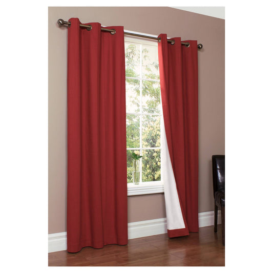 Weathermate Grommet Top Curtain Panel Pair - Burgundy 80 x 72