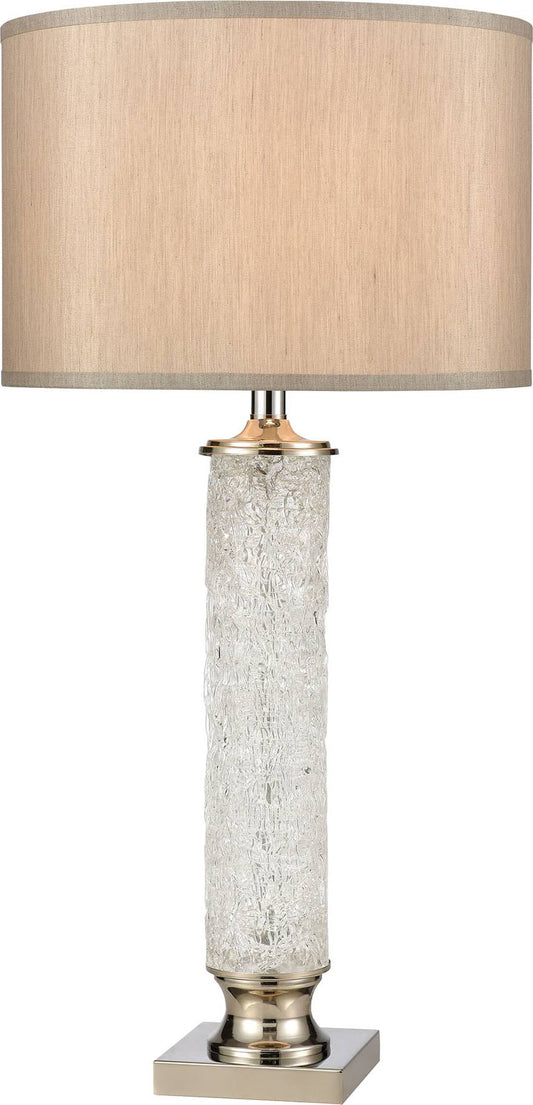 Elk Home D4070 April Table Lamp in Clear and Polished Nickel