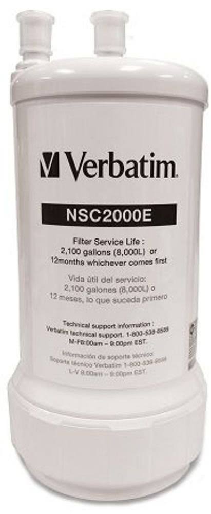 Verbatim 98870 Under Sink Replacement Filter, Filter Life 1 year/2100