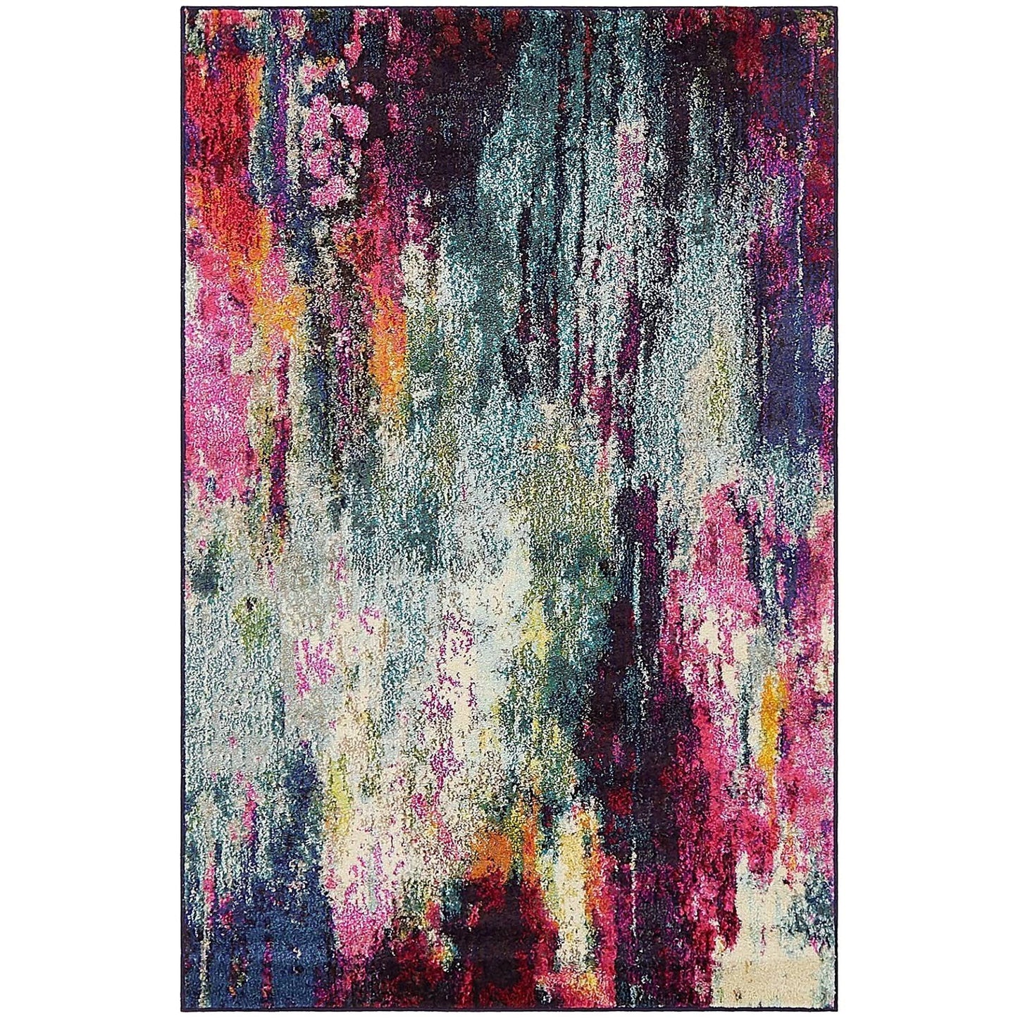 Unique Loom Chromatic Contemporary Area Rug Collection - 4x6 3140966