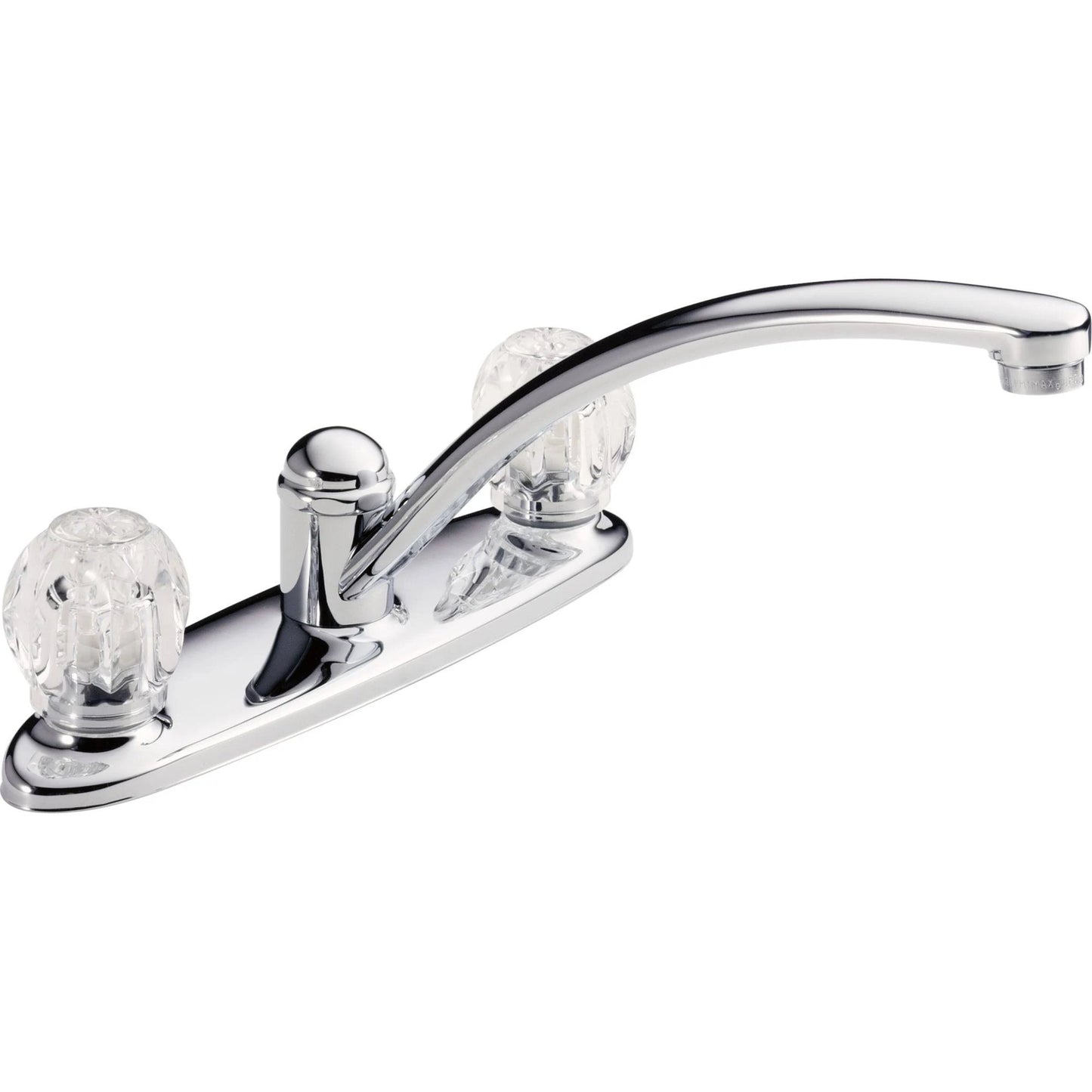 Delta Foundations B2312lf Two Handle Kitchen Faucet Chrome