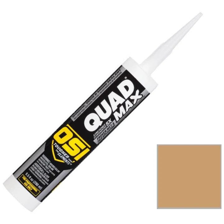 OSI Quad Max 12-Pack 9.5-oz Yellow 619 Paintable Advanced Sealant Caulk | 1869666