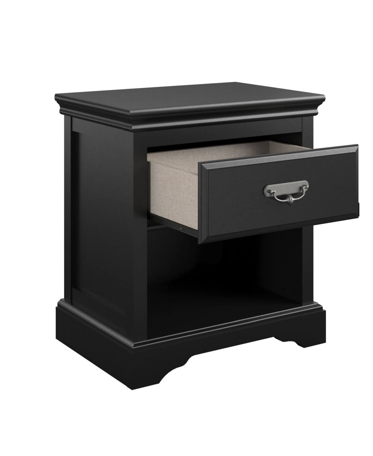 Ameriwood Home Nordbee Nightstand - Black