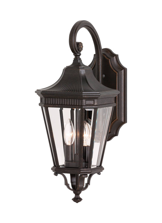 Feiss OL5401GBZ Cotswold Lane Grecian Bronze 2-Light Wall Lantern