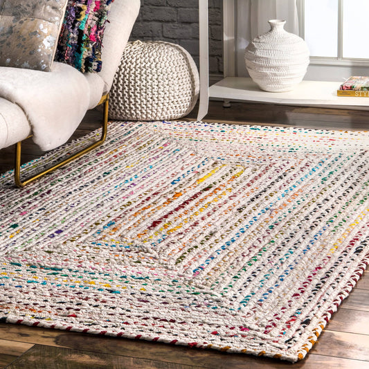 nuLOOM Hand Braided Tammara Area Rug, Size: 6 x 9