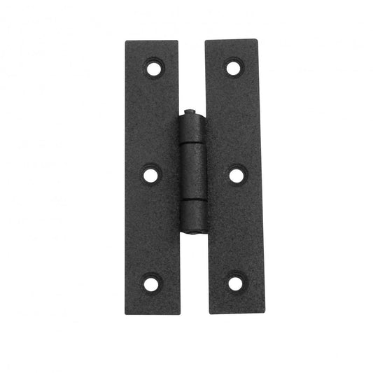 100 Cabinet Hinge Black Iron H Flush 3 H | Renovators Supply 75737