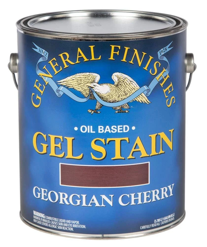 General Finishes Oil Base Gel Stain, 1 Gallon, Georgian Cherry