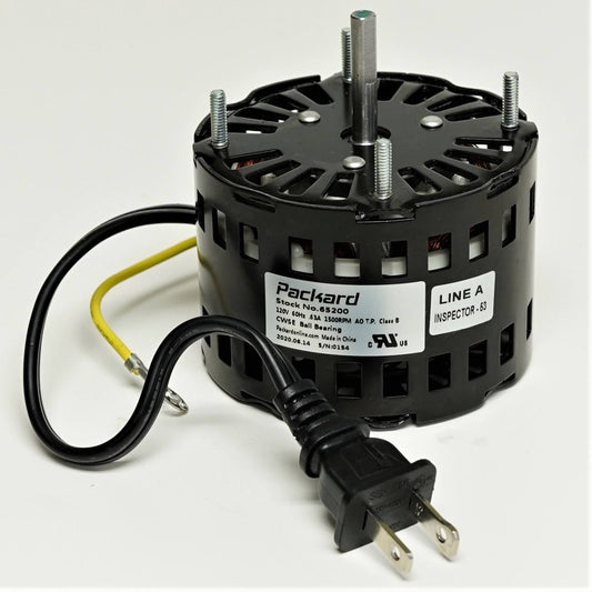 Packard 65200 3.3 1500 RPM 115 Volt Motor Replaces Nutone 86322000