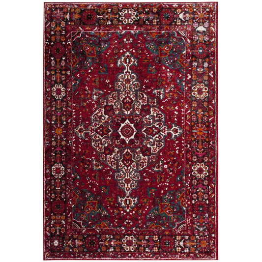 Safavieh Vintage Hamadan Red/Multi 6 ft. 7 in. x 9 ft. Area Rug