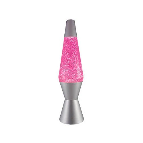 Silver Pink Diamond Glitter Lamp