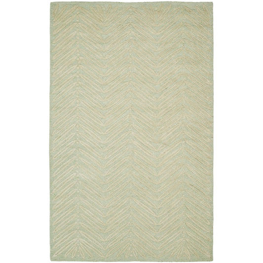 Safavieh Martha Stewart Chevron Leaves Milk Pail Green 8 ft. x 10 ft. Area Rug