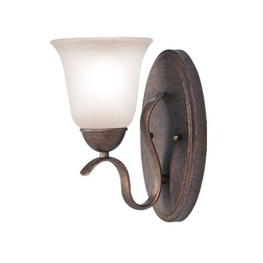 Woodbridge Beaconsfield 1-Light Bath Sconce; Marbled Bronze