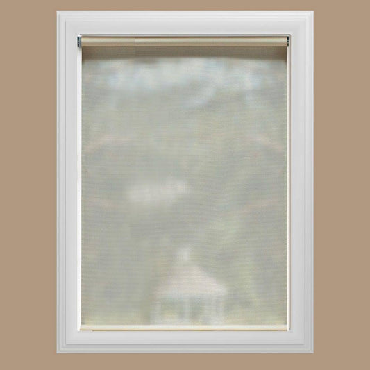 Bali Cut-to-Size Cream Cordless UV Blocking Fade Resistant Roller Shades 70.5 in. W x 72 in. L, Ivory