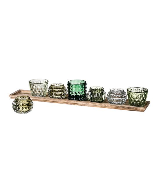 Seven Votive Tray Candle Holder