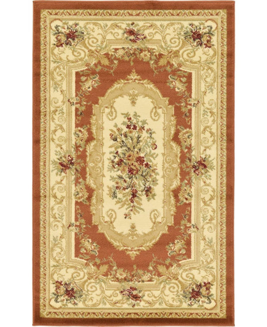 Unique Loom Henry Versailles Rug, Red