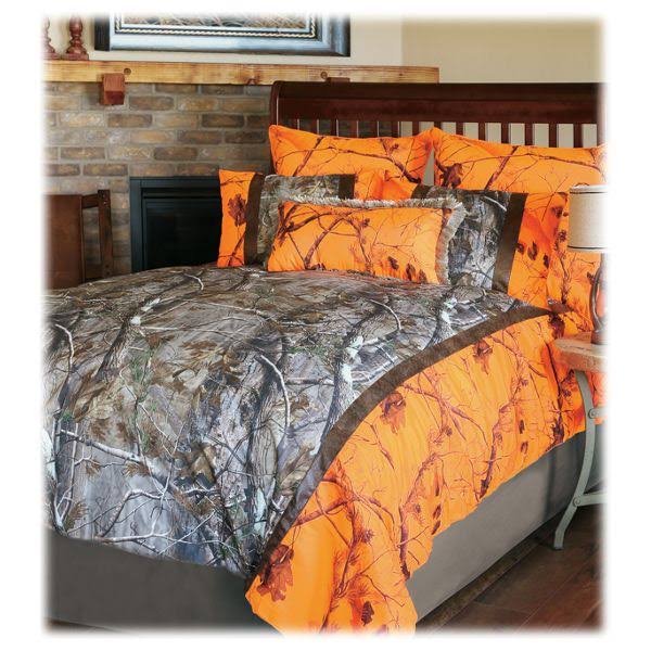 CarstenS Realtree APB Four-Piece Bedding Set - Blaze H3181824