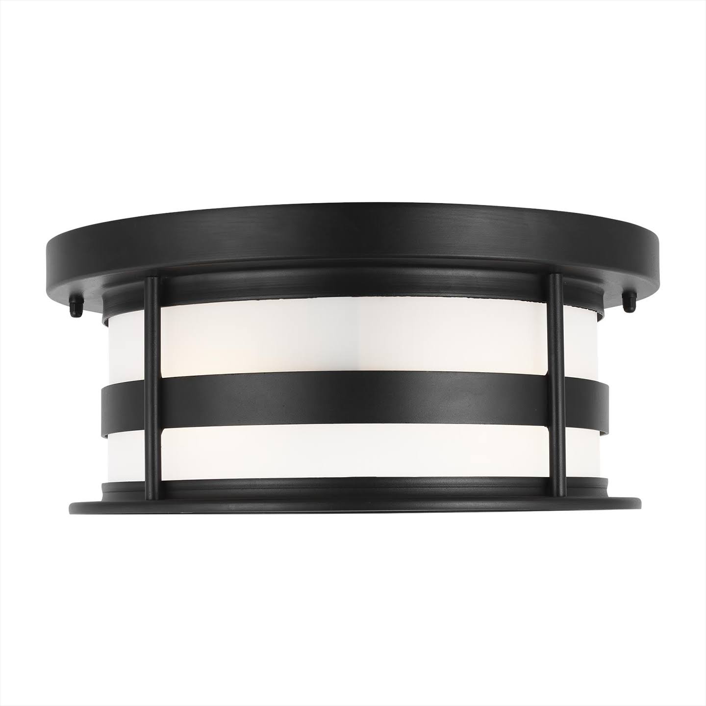 Generation Lighting-7890902-12-Wilburn - 2 Light Outdoor Flush Mount