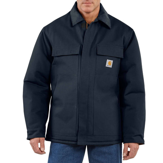 Carhartt Duck Traditional Coat - Arctic-Quilt Lined (4XL Dark Navy)