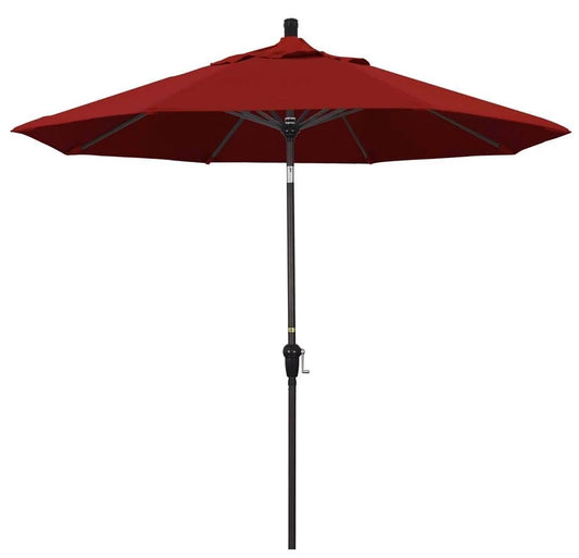 California Umbrella 9 Market Umbrella, Red