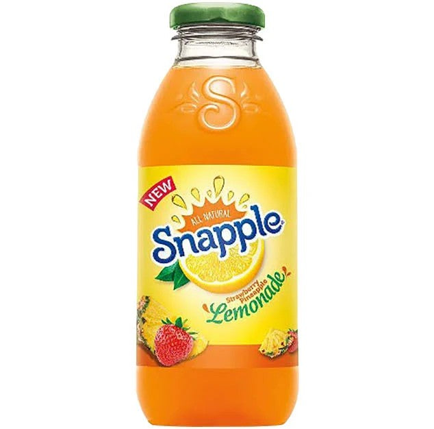 Snapple - Strawberry Pineapple Lemonade - 16 oz (12 Plastic Bottles)