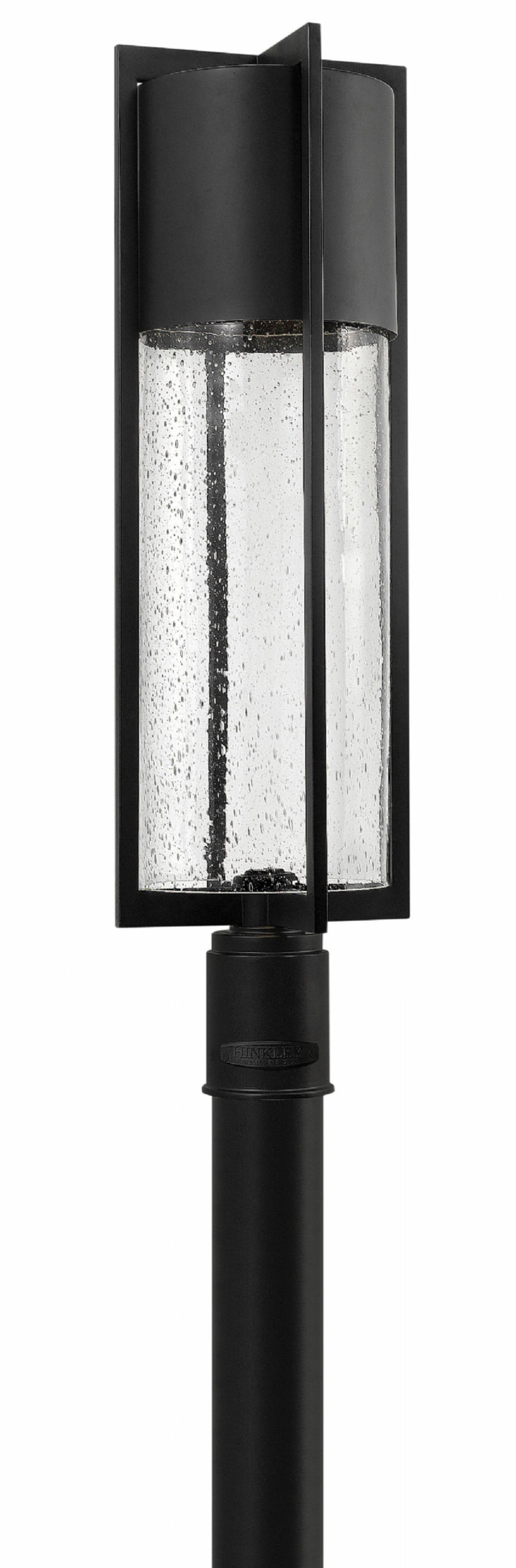 Hinkley Lighting 1321BK-LED Shelter Outdoor Post Mount Light, Black