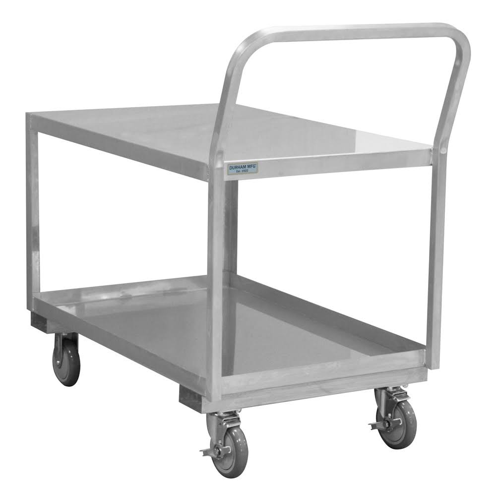 Durham SLDO16304825PU 38 in. Stainless Low Deck Cart - 1200 lbs