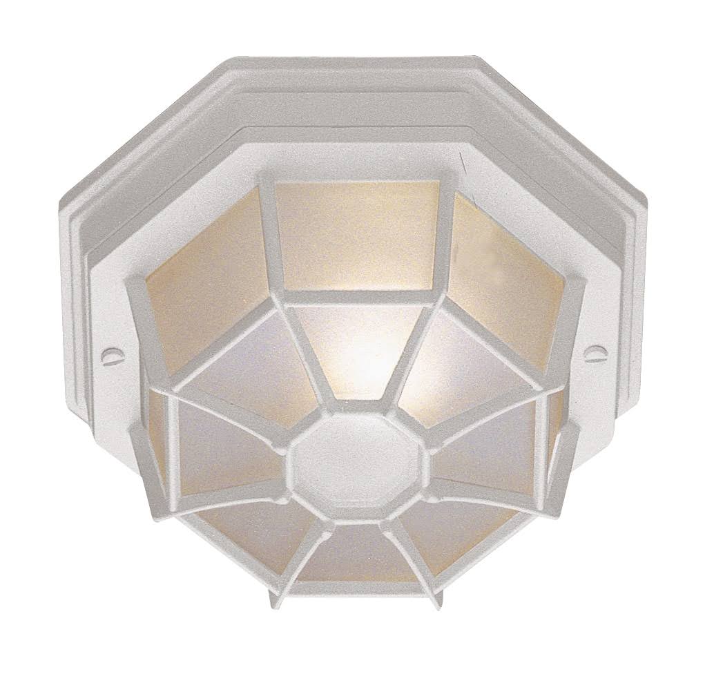 Trans Globe Lighting 40582 WH 1 Light Flush-Mount in White