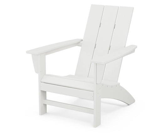 POLYWOOD Modern Adirondack Chair in Vintage White