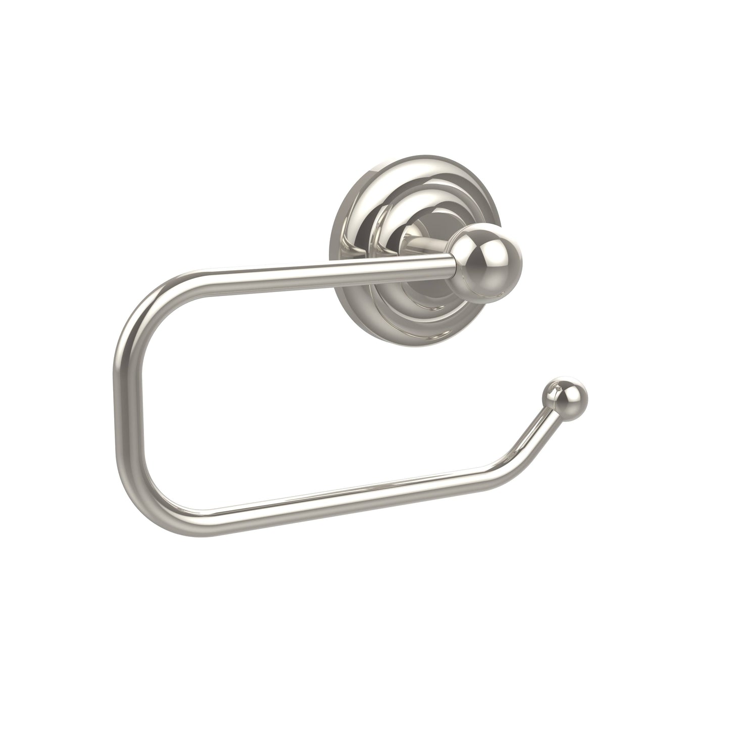 Allied Brass Que New Collection European Style Toilet Tissue Holder Polished Nickel QN-24E